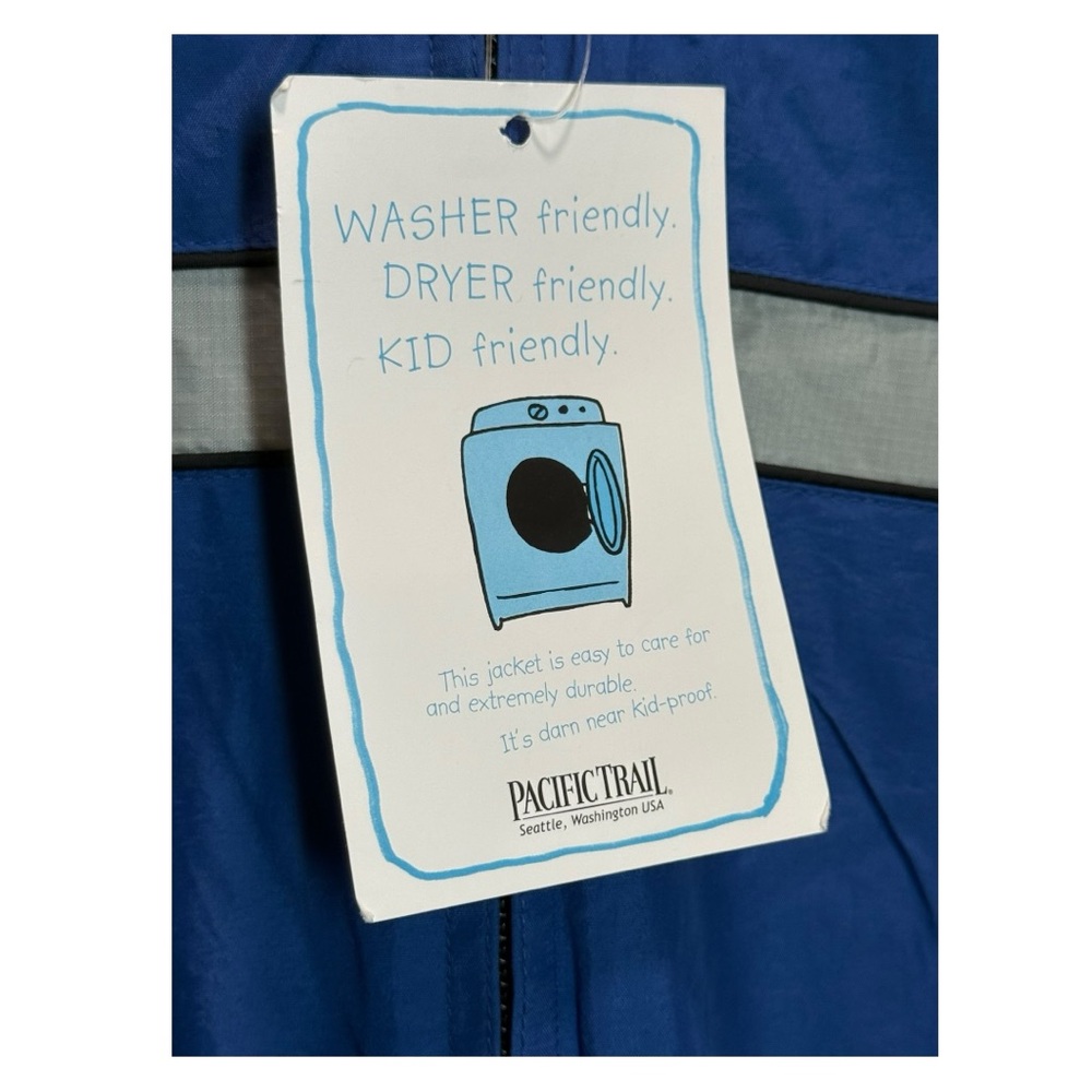 Pacific Trail Boys Blue Hooded Jacket Size S (8) NWT Fleece Lined - Picture 5 of 9